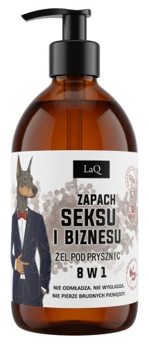 LaQ - Żel pod prysznic dla mężczyzn 8w1 - Doberman - 500 ml