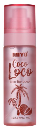 MIYO - Coco Loco - Hair & Body Mist - Mgiełka do ciała i włosów - Kokos - 80 ml