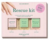 Manucurist - Nail Care Hero Set - Rescue Kit - סט טיפוח לציפורניים פגועות - 3 x 15 מ