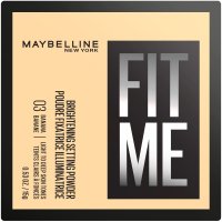 MAYBELLINE - FIT ME Brightening Setting Powder - Rozświetlający puder do twarzy - 03 Banana - 15 g