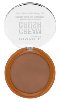 RIMMEL - Cream Crush - Luminous Matte Bronzer - Bronzer per il viso con effetto matte luminoso - 8,5 g - 002 Cappuccino - 002 Cappuccino