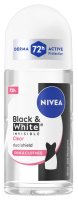 Nivea - Black & White Invisible - Clear - 72H Anti-Perspirant - Roll-On for Women - 50 ml