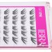 Ibra - Cat Eye - Samoprzylepne kępki sztucznych rzęs - C / 0,04 - 36 szt