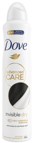 Dove - Advanced Care - Invisible Dry - 72h Antiperspirant - Antyperspirant w aerozolu - 250 ml