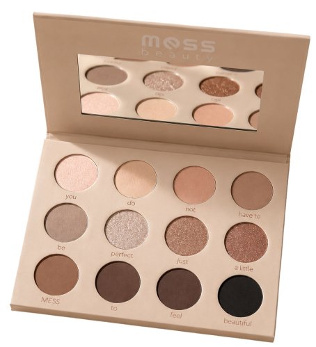 Mess Beauty - Soft Nudes - Palette da 12 ombretti