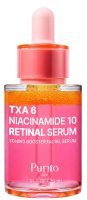 PURITO - TXA 6 Niacinamide 10 Retinal Serum - Rozjaśniające serum do twarzy - 30 ml