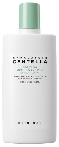 SKIN1004 - Madagascar Centella Tea-Trica Soothing Sun Milk SPF 50+ PA++++ - Crema solare per il viso - 50 ml