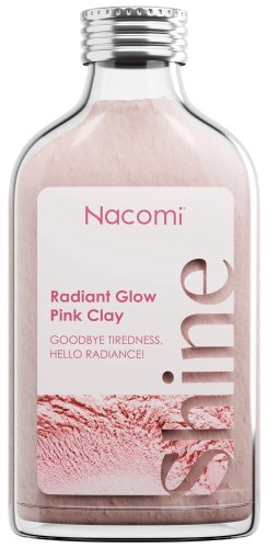 Nacomi - Radiant Glow Pink Clay - Argilla rosa - Purificazione e sollievo della pelle - 100 ml