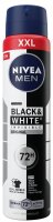 Nivea - Men - Black & White Invisible - Original - 72H Anti-Perspirant - Antyperspirant w aerozolu dla mężczyzn - 250 ml