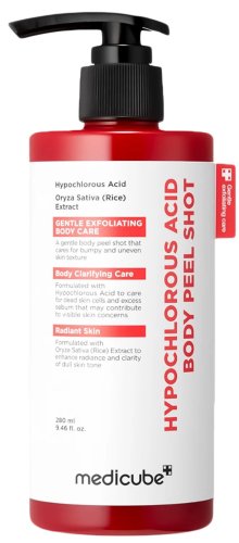Medicube - Hypochlorous Acid Rice Body Peel Shot - Peeling corpo con acido ipocloroso - 280 ml