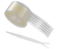 Many Beauty - Secret Lift Eyelids - Modeling and Lifting Tapes for Drooping Eyelids - 600 pcs - Light Small Oval