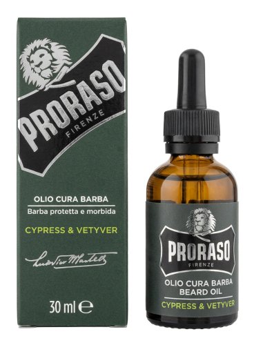 Proraso - Beard Oil Cypress & Vetyver - Olejek do brody - Cyprys i Wetyweria - 30 ml