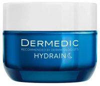 Dermedic - Hydrain Night Cream - Hydratační a revitalizační noční krém na obličej - 50 ml