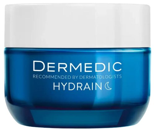 Dermedic - Hydrain Night Cream - Hydratační a revitalizační noční krém na obličej - 50 ml