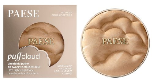 PAESE - PUFF CLOUD - Ultra-Lightweight Face Powder - פודרה דחוסה אולטרה-קלה לפנים עם אפקט blur - 4.2 גרם