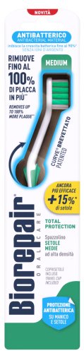 Biorepair - Curve Medium Toothbrush - מברשת שיניים - בינונית - 1 יח'