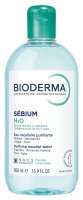 BIODERMA - Sebium H2O - Acqua micellare purificante per pelle grassa e mista - 500 ml