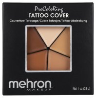 Mehron - ProColoRing Tattoo Cover - Zestaw 5 korektorów do maskowania tatuaży - 28 g