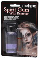 Mehron - Spirit Gum With Remover - Colla liquida per trucco con remover - 4 ml + 30 ml