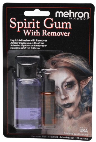 Mehron - Spirit Gum With Remover - Płynny klej do charakteryzacji z removerem - 4 ml + 30 ml