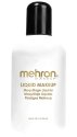 Mehron - Liquid Makeup - Body & Face Paint - Tekutá barva na obličej, tělo a vlasy - 133 ml - White - White