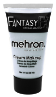 Mehron - Fantasy FX Cream Makeup - barva na obličej a tělo - 30 ml - Moonlight White - Moonlight White