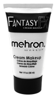 Mehron - Fantasy FX Cream Makeup - barva na obličej a tělo - 30 ml - White - White