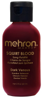 Mehron - Squirt Blood - Sztuczna krew do efektów specjalnych - 60 ml - Dark Venous - Dark Venous