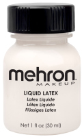 Mehron - Liquid Latex - tekutý latex pro maskérské účely - 30 ml - Transparentní - Clear
