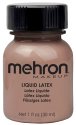 Mehron - Liquid Latex - tekutý latex pro maskérské účely - 30 ml - Tmavě béžová - Dark Flesh