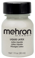 Mehron - Liquid Latex - tekutý latex pro maskérské účely - 30 ml - Střední šedá - Zombie Flesh