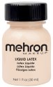 Mehron - Liquid Latex - tekutý latex pro maskérské účely - 30 ml - Světlá tělová - Light Flesh