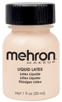 Mehron - Liquid Latex - tekutý latex pro maskérské účely - 30 ml - Světlá tělová - Light Flesh