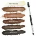 Палетка для бровей Mehron Pro Brow Palette, 5 прессованных пудр, 24 г — фото 6
