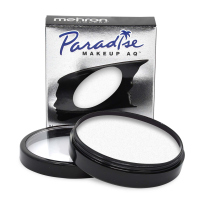 Mehron - Paradise Makeup AQ - Vodou aktivovaná barva na obličej a tělo - 40 g - White - White