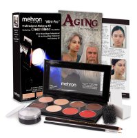 Mehron - Mini-Pro Professional Makeup Kit - מקצועי למאפרי במה - Medium Dark/Dark