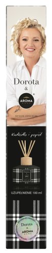 AROMA HOME & Dorota - מקלות ריח - קטורת ואפר - מילוי - 100 מ"ל