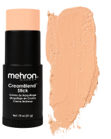 Mehron - CreamBlend Stick Makeup - Complexion Shades - מייקאפ קרמי במקל - 21 גרם - LIGHT BUFF - LIGHT BUFF