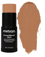 Mehron - CreamBlend Stick Makeup - Complexion Shades - מייקאפ קרמי במקל - 21 גרם - MEDIUM DARK 2 - MEDIUM DARK 2