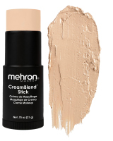 Mehron - CreamBlend Stick Makeup - Complexion Shades - מייקאפ קרמי במקל - 21 גרם - LIGHT OLIVE - LIGHT OLIVE