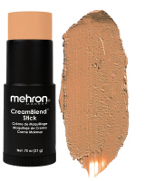 Mehron - CreamBlend Stick Makeup - Complexion Shades - מייקאפ קרמי במקל - 21 גרם - MEDIUM OLIVE - MEDIUM OLIVE