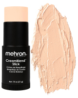 Mehron - CreamBlend Stick Makeup - Complexion Shades - מייקאפ קרמי במקל - 21 גרם - LIGHT 1 - LIGHT 1
