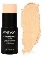 Mehron - CreamBlend Stick Makeup - Complexion Shades - מייקאפ קרמי במקל - 21 גרם - LIGHT 2 - LIGHT 2