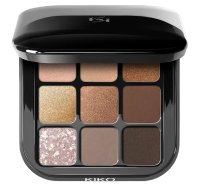 KIKO MILANO - Glamour Multi Finish Eyeshadow Palette - Paleta 9 cieni do powiek - 01 Earth Tones - 2,5 g