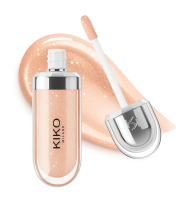 KIKO Milano - 3D Hydra Lipgloss - lesk na rty s 3D efektem - 6,5 ml - 02 Natural Beige - 02 Natural Beige