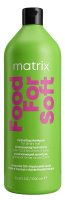Matrix - Food For Soft - Hydrating Shampoo - Nawilżający szampon z kwasem hialuronowym do włosów suchych - 1000 ml