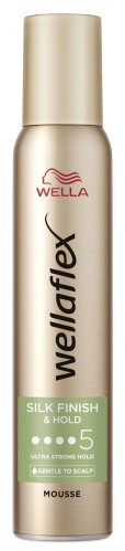 WELLA - Wellaflex Hold Silk Finish Mousse - 5 Ultra Strong Hold - קצף לשיער - 200 מ"ל