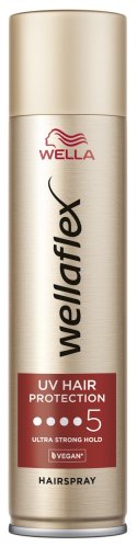 WELLA - Wellaflex UV Hair Protection Hairspray - Termoochronny lakier do włosów - 5 Ultra Strong Hold - 250 ml