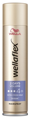 WELLA - Wellaflex 2 Days Volume Hairspray - lak na vlasy pro zvětšení objemu - 4 Extra Strong Hold - 250 ml