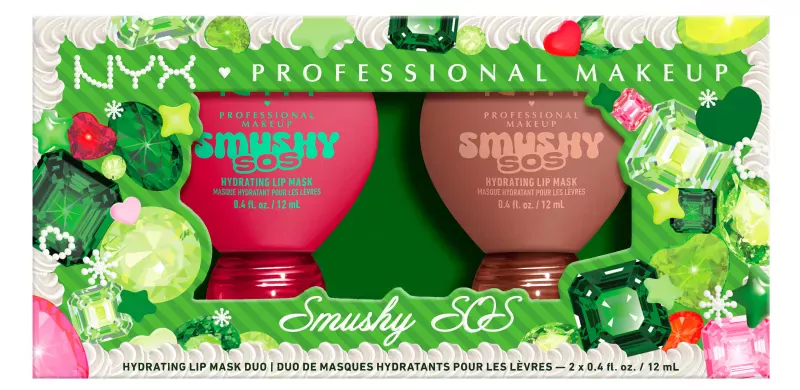 Набор масок для губ NYX Professional Makeup Smushy SOS Hydrating Lip Mask Duo увлажняющие, 2 × 12 мл — фото 3